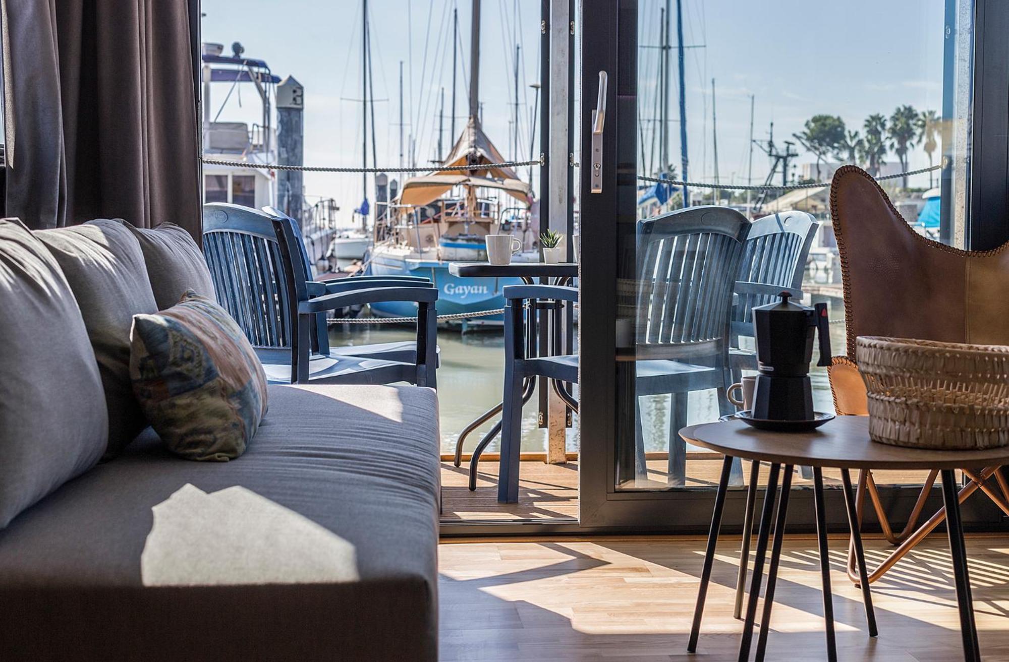 Azvalia Luxury Casa Barco New York And Texas-Unique Houseboat Experience Hotel El Puerto de Santa Maria Bagian luar foto